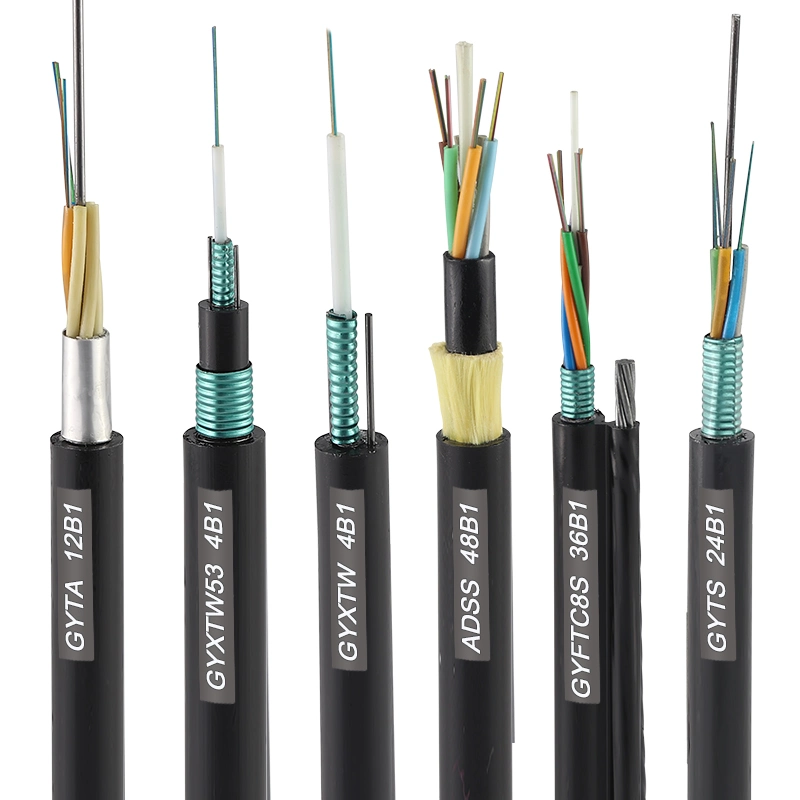 Dys Underground Cables G652D G655 Single Mode Direct Burial Fiber Optic Cable GYTA53