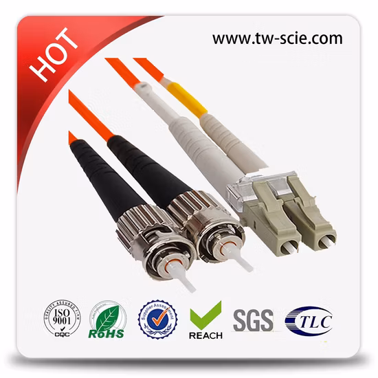 Cavo di toppa in fibra ottica Sm 9/125um Sc/APC/Treccia in fibra ottica impermeabile