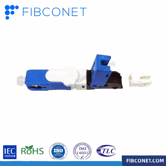 Connettore rapido/rapido per fibra ottica/FTTH Sc APC
