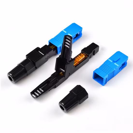 Vendite dirette in fabbrica LC APC a LC APC, Sc Upc a Sc Upc, Sc APC a Sc APC adattatori e connettori per fibra ottica multimodale monomodale con connettore rapido in plastica