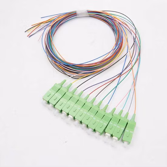Abalone OEM e ODM Vendita calda Prouduct 12 Core Sc Farbcodierter Connettore in fibra ottica Codino