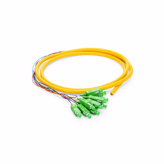 12 Farben Sc/APC Sm Multifaser-Pigtail